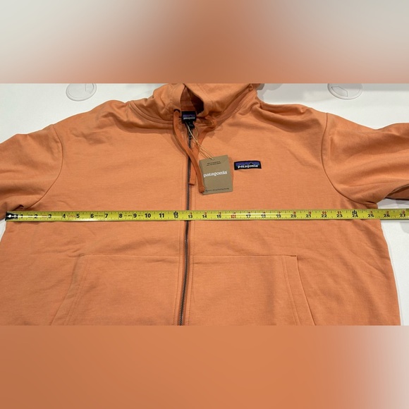 Patagonia Women's XL Ahnya Full-Zip Hoodie Sweatshirt Orange Rock Melon NWT Cozy - Picture 10 of 13